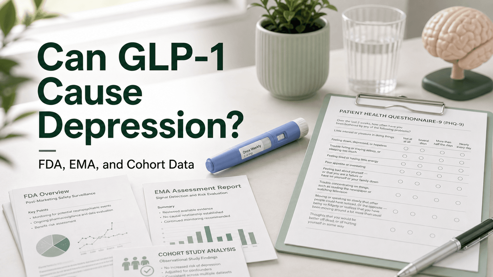 Can GLP-1 Cause Depression? What the FDA, EMA, and Large Cohorts Actually Found