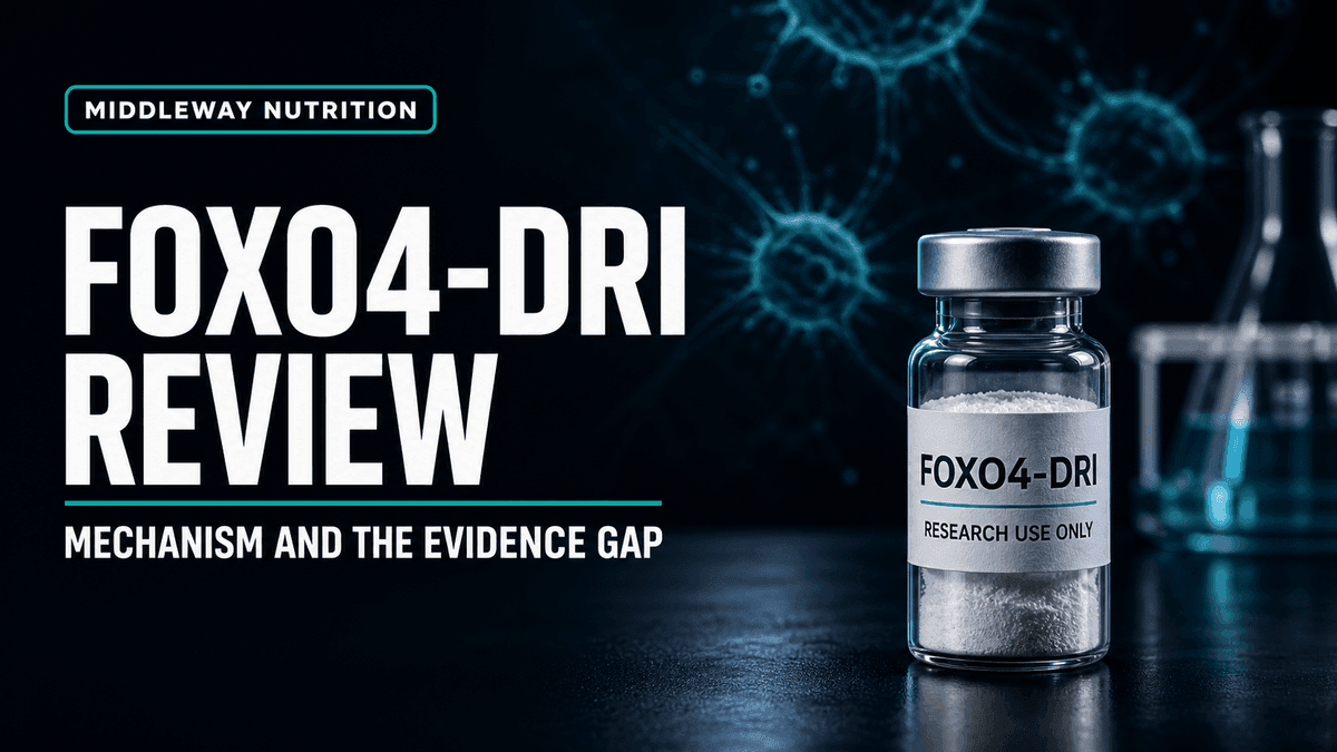 FOXO4-DRI Review: Mechanism, Results and the Human Evidence Gap