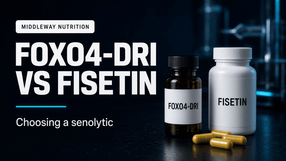 FOXO4-DRI vs Fisetin: Which Senolytic Has the Better Evidence?