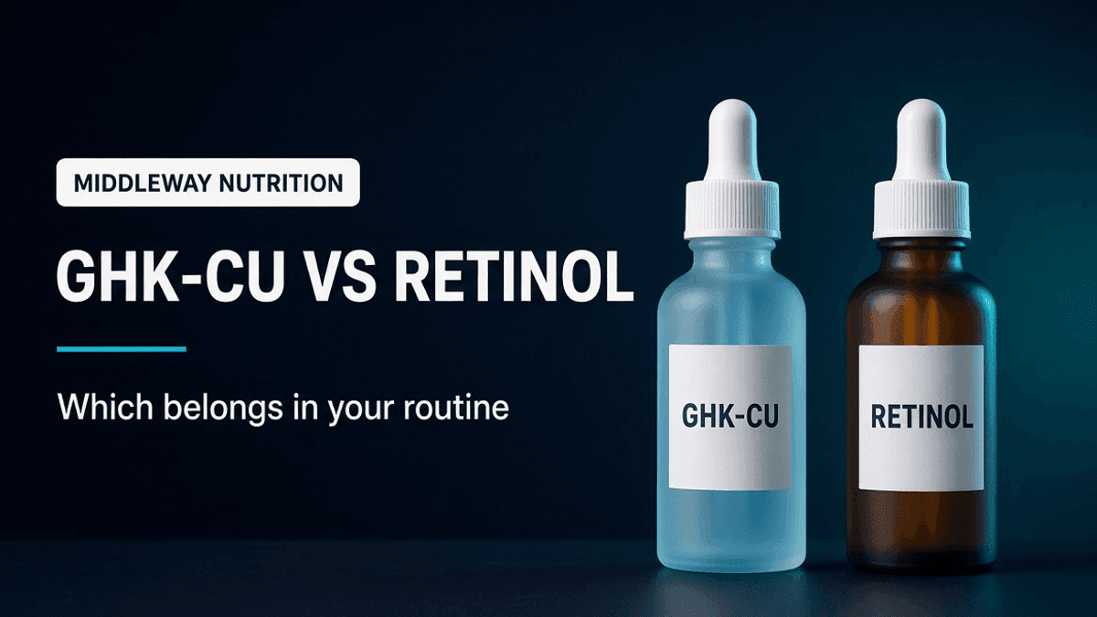 GHK-Cu vs Retinol: Mechanisms, Evidence, and How to Use Both