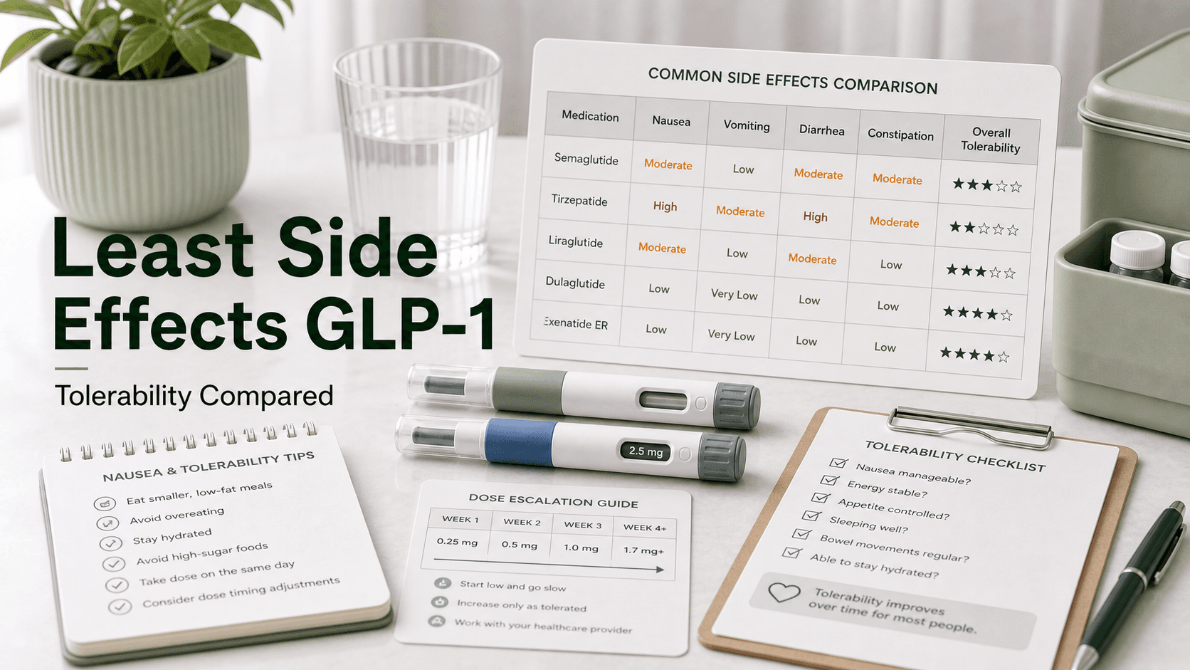 What GLP-1 Has the Least Side Effects?