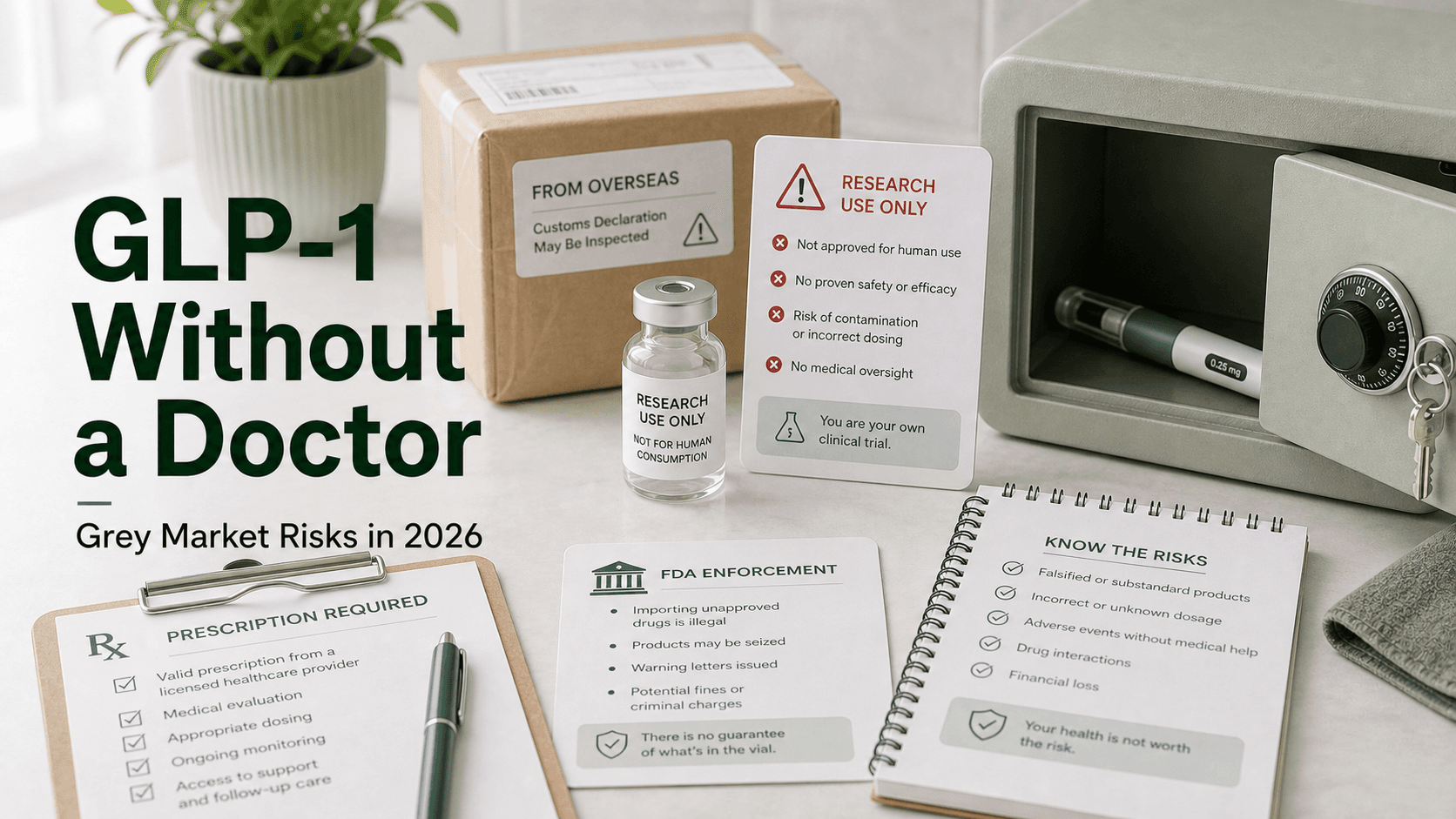 GLP-1 Without a Doctor: The Grey Market, China Peptides, and What Actually Works in 2026
