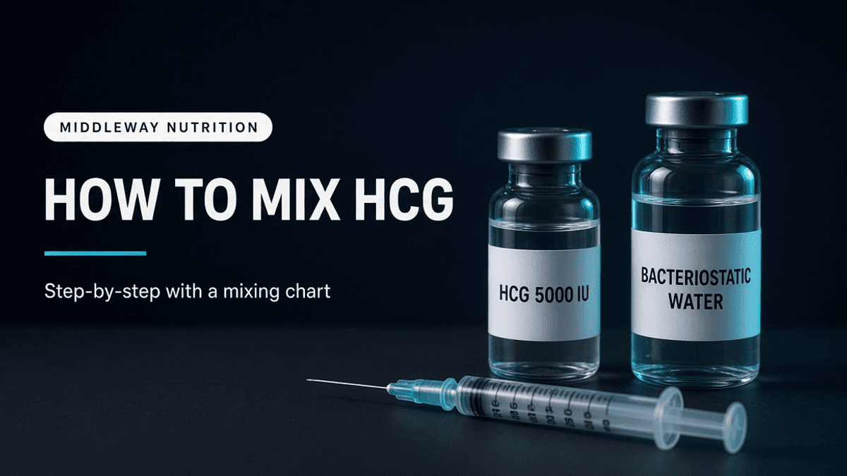 How to Reconstitute HCG: Mixing Chart, Steps and Storage