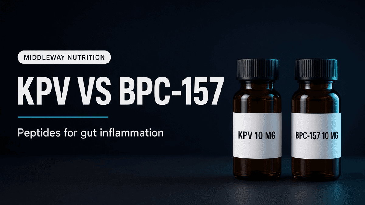 KPV vs BPC-157: Which Peptide Fits Gut Inflammation, IBD and Leaky Gut?