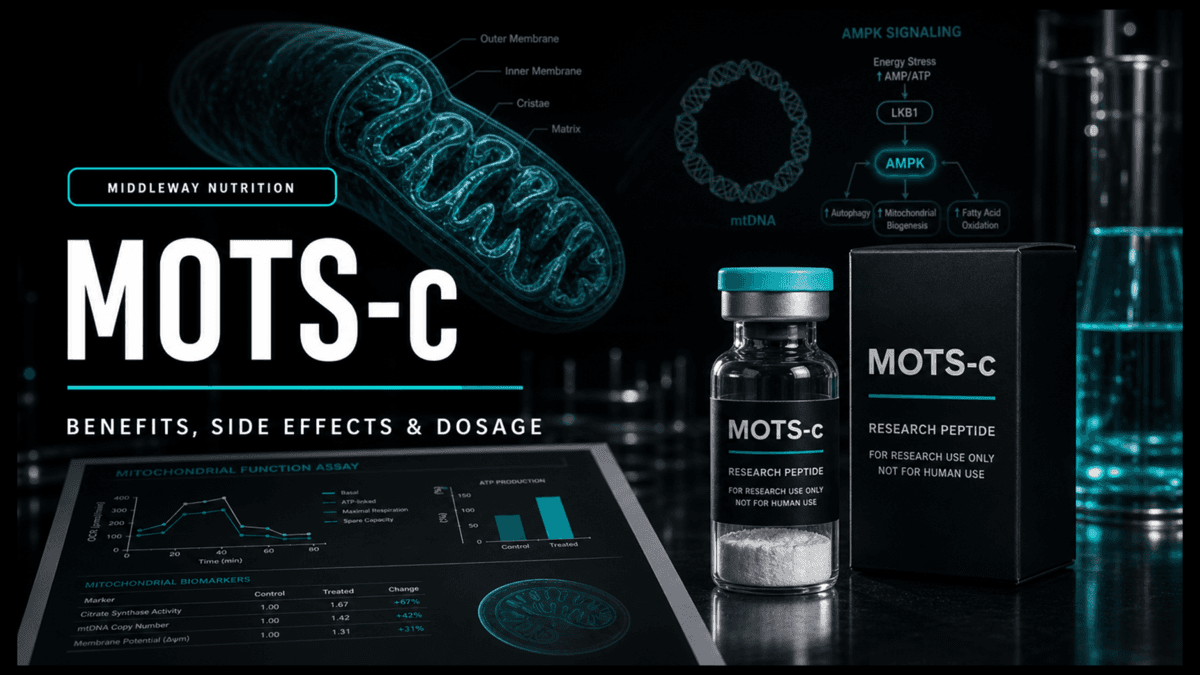 MOTS-c Peptide: Benefits, Dosage Chart, and Side Effects