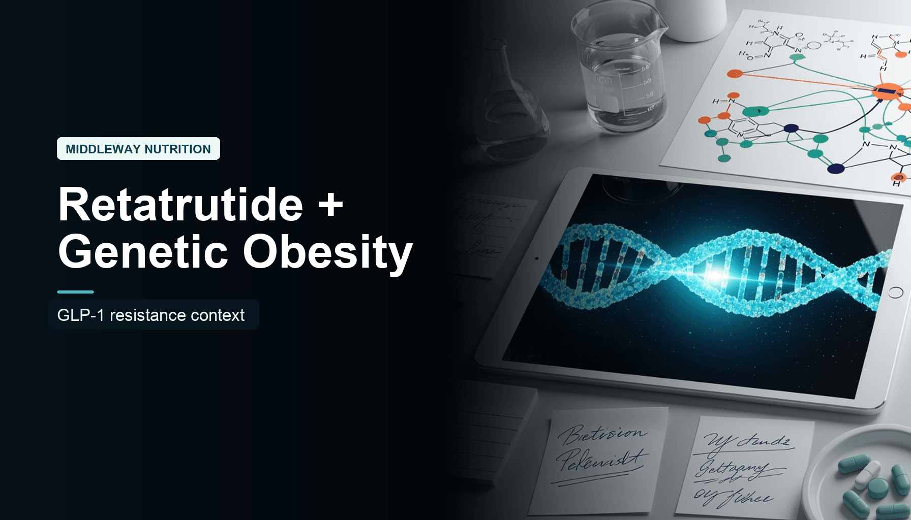 Retatrutide for Genetic Obesity and GLP-1 Resistance