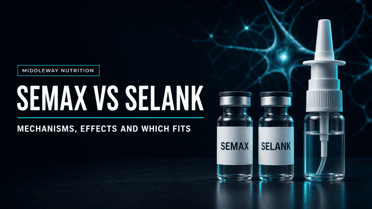 Semax vs Selank: Two Peptides From the Same Lab, Two Different Jobs
