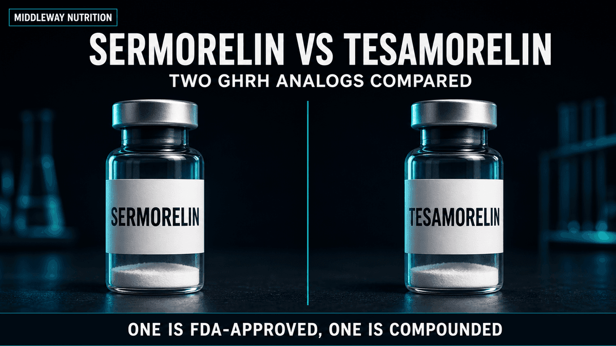 Sermorelin vs Tesamorelin: Comparing Two GHRH Analogs on the Evidence
