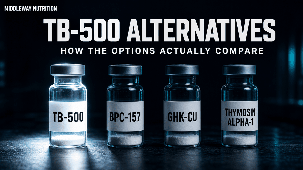 TB-500 Alternatives: BPC-157 vs GHK-Cu vs Thymosin Alpha-1 Compared