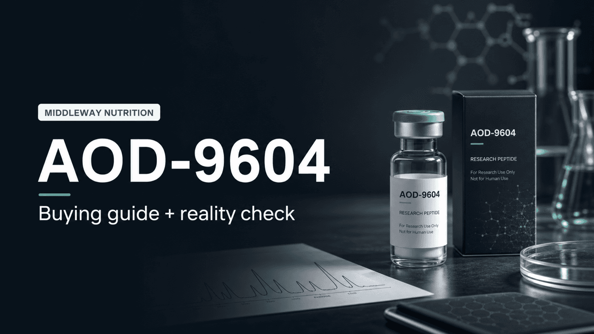 AOD-9604 For Sale: Price, Vial Size, and How to Verify It